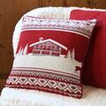 D&eacute;coration sur La Talaudi&egrave;re : Coreme Coussin Chambery rouge