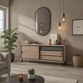 Meubles TV et rangement sur La Talaudi&egrave;re : Coreme Enfilade 2 portes coulissantes Crooner