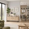 Meubles TV et rangement sur La Talaudi&egrave;re : Coreme Enfilade 4 portes Estel