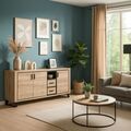 Meubles TV et rangement sur La Talaudi&egrave;re : Coreme Enfilade 4 portes 1 niche Roxana