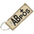 Cadeaux sur Grenoble : Porte cl&eacute; Clj Charles Le Jeune Porte-cl&eacute;s RESUS - GROUPE SANGUIN : AB+ AB Positif Marron