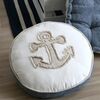Coreme Coussin Escale naturel rond