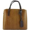 Sac &agrave; main Tony & Paul VANESSA CROCO Marron