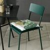 Coreme Galette de chaise Zira verte