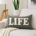 Coreme Coussin Happy vert