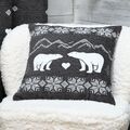 D&eacute;coration sur La Talaudi&egrave;re : Coreme Coussin Bonneviaux ardoise