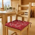 D&eacute;coration sur La Talaudi&egrave;re : Coreme Galette de chaise Arbin coeur rouge
