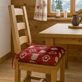 D&eacute;coration sur La Talaudi&egrave;re : Coreme Galette de chaise Ornon rouge