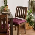 Coreme Galette de chaise Coline pourpre