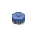 Abrasifs & outils coupants sur Annecy : Brosses coupes brosse plateau &agrave; &eacute;grener �130 m14 abrasif gr.120 (t.50) 1 pi&egrave;ce(s) 130 mm ondul&eacute; nylon sans coupe g120 - osborn