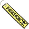 Porte cl&eacute; Clj Charles Le Jeune Porte-cl&eacute;s DANGEROUS MACHINE Jaune