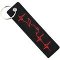 Cadeaux sur Grenoble : Porte cl&eacute; Clj Charles Le Jeune Porte-cl&eacute;s HEART BREATH Noir