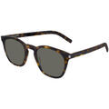 Lunettes sur Grenoble : Lunettes de soleil Saint Laurent SL 28 SLIM Lunettes de soleil, Havana/Gris, 49 mm