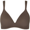 Triangles / Sans armatures Lisca Soutien-gorge pr&eacute;form&eacute; d&eacute;collet&eacute; profond sans armatures Marron