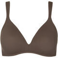 Triangles / Sans armatures Lisca Soutien-gorge pr&eacute;form&eacute; d&eacute;collet&eacute; profond sans armatures Marron