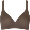 Triangles / Sans armatures Lisca Soutien-gorge confort sans armatures Maya Marron