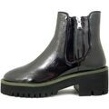Sports d'hiver sur Grenoble : Boots Pregunta Femme Chaussures, Bottine en Cuir Brillant, Zip - 2324001
