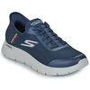 Baskets basses Skechers HANDS FREE SLIP INS : GO WALK FLEX - HANDS UP Marine
