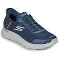 Baskets basses Skechers HANDS FREE SLIP INS : GO WALK FLEX - HANDS UP Marine