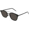 Lunettes de soleil Saint Laurent SL 28 METAL Lunettes de soleil, Noir/Gris, 61 mm