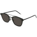 Lunettes sur Grenoble : Lunettes de soleil Saint Laurent SL 28 METAL Lunettes de soleil, Noir/Gris, 61 mm