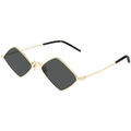 Lunettes sur Grenoble : Lunettes de soleil Saint Laurent SL 302 LISA Lunettes de soleil, Or/Gris, 55 mm Dor&eacute;
