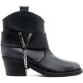 Bottes femme sur Grenoble : Bottines Via Roma 15 3953-MALIBU-NERO