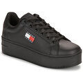 Baskets femme sur Grenoble : Baskets basses Tommy Jeans TJW FLATFORM ESS Noir