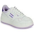 Baskets femme sur Grenoble : Baskets basses Tommy Jeans TJW RETRO BASKET FLATFORM ESS Blanc