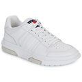 Baskets femme sur Grenoble : Baskets basses Tommy Jeans THE BROOKLYN LEATHER Blanc