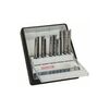 BOSCH Lames de scie sauteuse pro metal & alu 1 coffret(s) de 10 pi&egrave;ce(s) acier, alliage, aluminium / m&eacute;taux non-ferreux, inox hss, bi-m&eacute;tal lames de scie sa