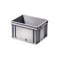 Outils soudure sur Annecy : Caisse plastique en polypropyl&egrave;ne caisse pleine 30 l, 600 x 400 x 170 mm gris 600 mm 1 pi&egrave;ce(s) 30 litre(s) 400 mm 170 mm ferm&eacute;es pleine - setam