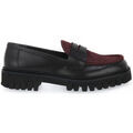 Chaussures plates femme sur Grenoble : Mocassins Hadel CHERRY