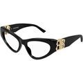 Lunettes sur Grenoble : Lunettes de soleil Balenciaga BB0313O Cadres Optiques, Noir/Transparent, 54 mm