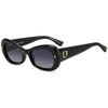 Lunettes de soleil Dsquared D2 0110/S Lunettes de soleil, Noir/Gris, 52 mm