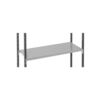 Rayonnage l&eacute;ger alphapro 1 kit(s) rayonnage alphapro prof. 366 mm niveau suppl&eacute;mentaire gris 1000 mm l&eacute;ger 366 mm accessoire 120 kg 0 mm - manorga