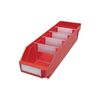 Lot bo&icirc;te pour &eacute;tag&egrave;re 1 carton(s) de 30 pi&egrave;ce(s) bo&icirc;te &eacute;tag&egrave;re l400xl120xh95mm rouge pp - nw