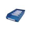 Lot bo&icirc;te pour &eacute;tag&egrave;re 1 carton(s) de 15 pi&egrave;ce(s) bo&icirc;te &eacute;tag&egrave;re l400xl240xh95mm bleue pp - nw