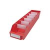 Lot bo&icirc;te pour &eacute;tag&egrave;re 1 carton(s) de 30 pi&egrave;ce(s) bo&icirc;te &eacute;tag&egrave;re l500xl120xh95mm rouge pp - nw
