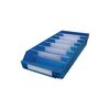 Lot bo&icirc;te pour &eacute;tag&egrave;re 1 carton(s) de 15 pi&egrave;ce(s) bo&icirc;te &eacute;tag&egrave;re l500xl240xh95mm bleue pp - nw