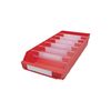 Lot bo&icirc;te pour &eacute;tag&egrave;re 1 carton(s) de 15 pi&egrave;ce(s) bo&icirc;te &eacute;tag&egrave;re l500xl240xh95mm rouge pp - nw