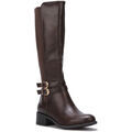 Bottes femme sur Grenoble : Bottes La Modeuse Bottes, cuissardes pour femme - Caf&eacute; - Marron