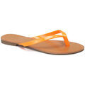 Tongs La Modeuse Tongs, mules pour femme - Orange -