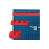 Panneau perfor&eacute;s &agrave; fentes bott 1 pi&egrave;ce(s) panneau perfor&eacute;s fentes l991xl457mm bleu ral 5010 large - bott