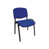 Chaise visiteur en tissu bleu 5.3 kg 1 pi&egrave;ce(s) chaise visiteur en tissu - bleu 810 mm tissu 546 mm 570 mm - mobika