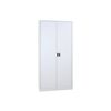 MOBIKA Armoire de classement &agrave; portes battantes gris 1 pi&egrave;ce(s) 380 mm m&eacute;tal 800 mm portes battantes haute 1800 mm armoire de classement haute 1800 x 800 x 3