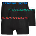 Lingerie homme sur Grenoble : Boxers Athena MY PETITS PRIX Pack de 4 Noir