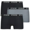 Boxers Athena BASIC COLOR Pack de 3 Noir