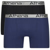 Boxers Athena 720 STRETCH ADJUST Pack de 2 Noir