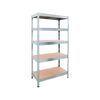 MOBIKA Rayonnage m&eacute;tallique 5 &eacute;tag&egrave;res en kit 1800 x 900 x 450 mm 1 pi&egrave;ce(s) l&eacute;ger ensemble complet 900 mm 1800 mm 450 mm rayonnage m&eacute;tallique 5 &eacute;tag&egrave;res en